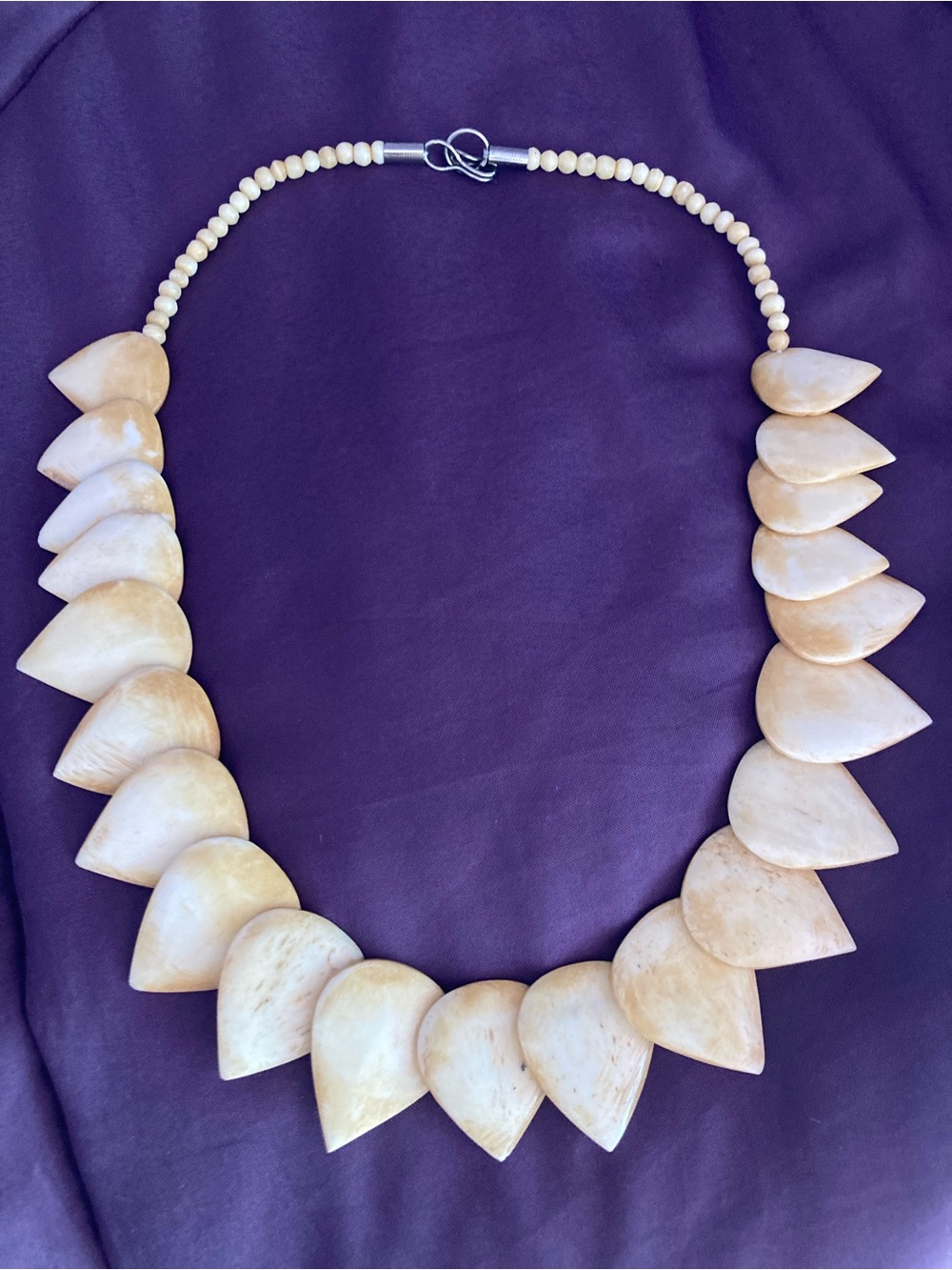 Cream Shell Petal Necklace - Women Jewelry